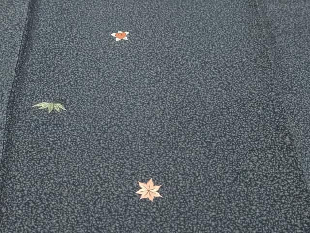 平和屋着物●訪問着 刺繍 草花文 金彩 正絹 逸品 DABL1023ud
