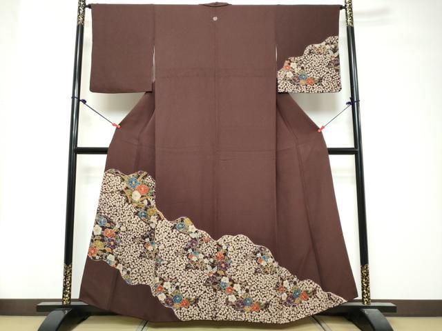 平和屋着物●訪問着 辻が花 正絹 逸品 DABL1028ud