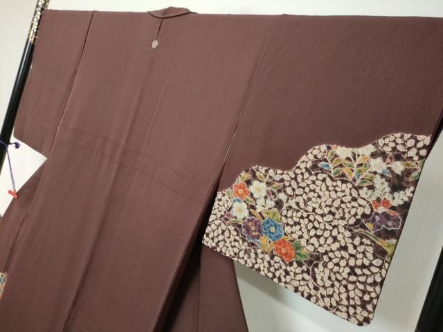 平和屋着物●訪問着 辻が花 正絹 逸品 DABL1028ud