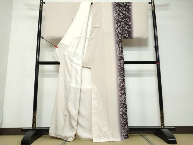 平和屋着物●訪問着 草花間道 正絹 逸品 未使用 DABL1032ud
