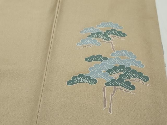 平和屋着物●訪問着 友禅 風景花鳥文 暈し染め 正絹 逸品 未使用 DABL1037ud