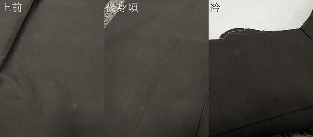 平和屋着物●本場大島紬 9マルキ 草花間道 正絹 逸品 未使用 DABL1052ud