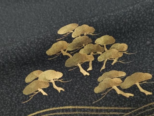 平和屋着物●訪問着 刺繍 流水花文 正絹 逸品 未使用 DABL1055ud