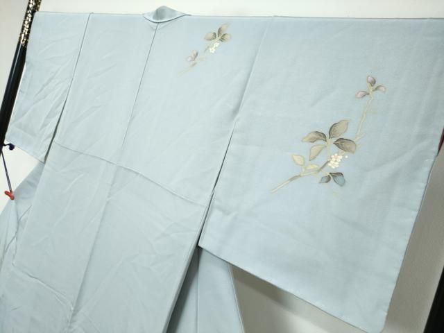 平和屋着物●訪問着 枝花文 暈し染め 正絹 逸品 DABL1058ud