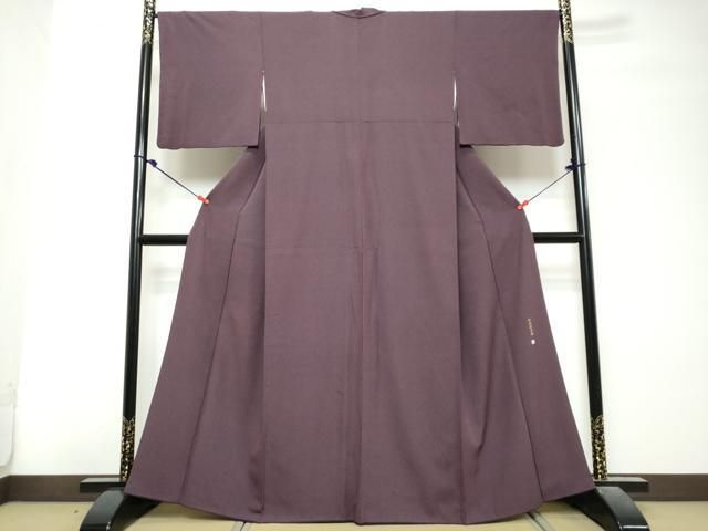 平和屋着物●伝統工芸師 服部光擴 江戸小紋 角通し 正絹 逸品 DABL1062ud