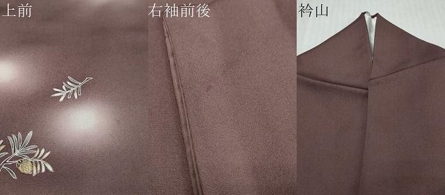 平和屋着物●訪問着 枝葉文 蛍暈し 正絹 逸品 DABL1094ud