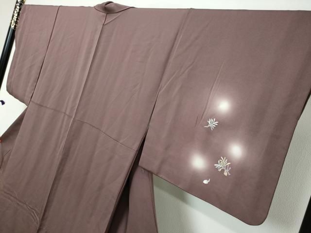 平和屋着物●訪問着 枝葉文 蛍暈し 正絹 逸品 DABL1094ud