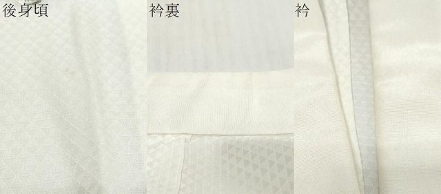 平和屋着物●長襦袢 無双仕立て 総刺繍 飾花文 正絹 逸品 DABL1128ud