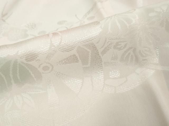 平和屋着物●振袖用長襦袢 無双仕立て 花車文 暈し染め 正絹 逸品 DABL1129ud