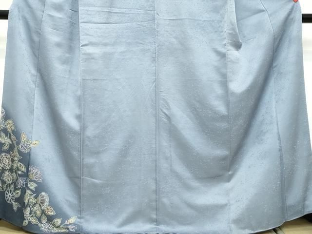 平和屋着物●訪問着 作家物 花鳥文 暈し染め 金彩 正絹 逸品 DABL1137ud