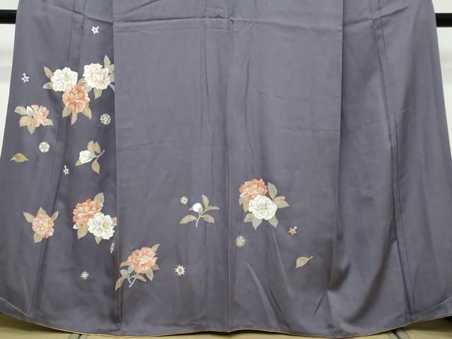 平和屋着物●訪問着 舞花文 金彩 正絹 逸品 DABL1146ud