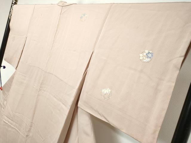 平和屋着物●訪問着 草花丸文 銀彩 高島屋扱い 正絹 逸品 DABL1152ud