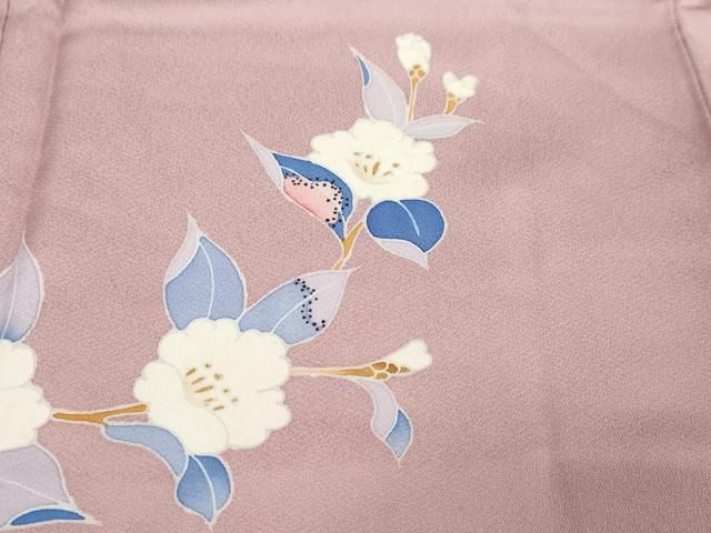 平和屋着物●訪問着 友禅 枝花文 三越扱い 正絹 逸品 DABL1156ud