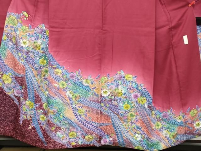 平和屋着物●豪華振袖 作家物 辻が花 金彩 正絹 逸品 DABL1164ud