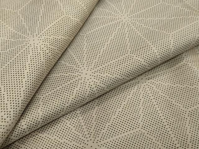 平和屋着物●本場大島紬 白大島 9マルキ 麻の葉文様 正絹 逸品 未使用 DABL1170ud