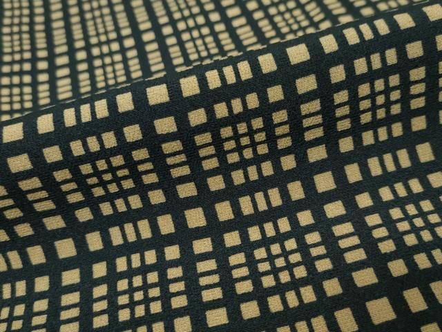 平和屋着物●上質な小紋 変わり格子文 正絹 逸品 未使用 DABL1182ud
