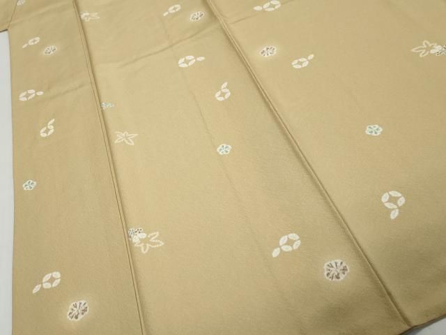 平和屋着物●上質な小紋 吉祥草花文 正絹 逸品 DABL1208ud