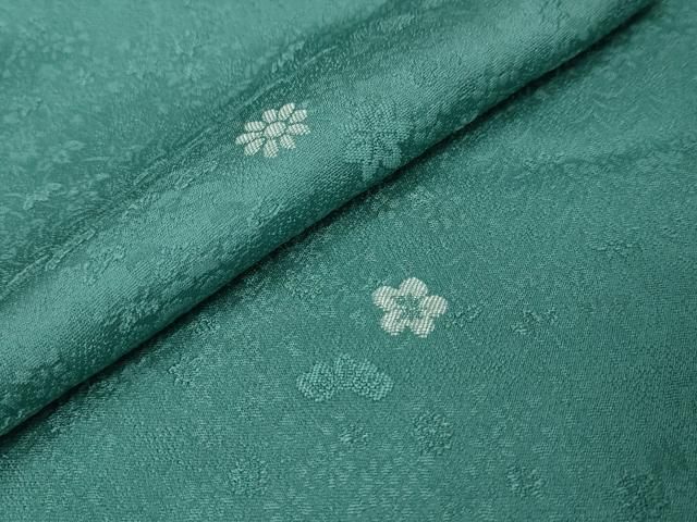 平和屋着物●本加賀友禅作家 柿本市郎監修 小紋 草花文 正絹 逸品 DABL1238ud