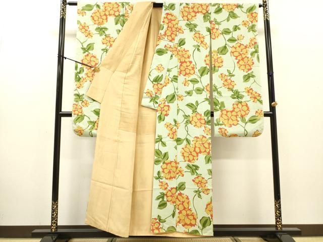 平和屋着物▼豪華振袖 草花 正絹 逸品 DABL2091fe