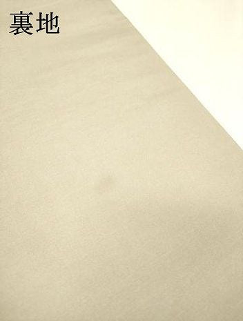 平和屋着物▼六通柄袋帯 天井更紗花鳥文 金銀糸 正絹 逸品 DABL2159fe