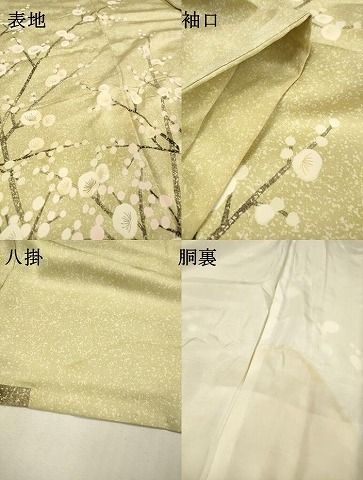 平和屋着物●訪問着 刺繍 枝花 暈し染 金彩 正絹 逸品 DABL2395fe