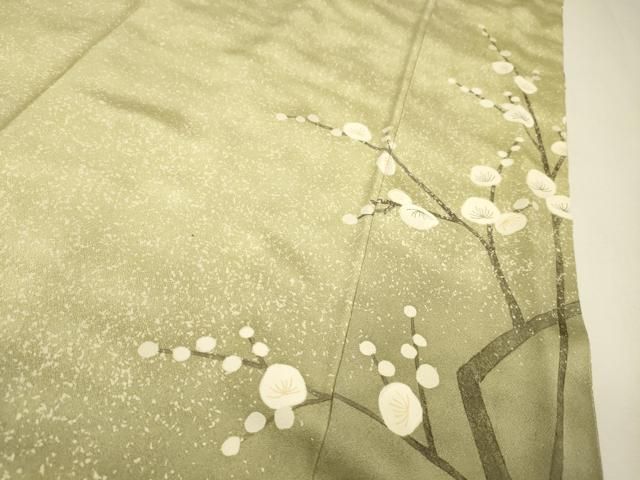 平和屋着物●訪問着 刺繍 枝花 暈し染 金彩 正絹 逸品 DABL2395fe