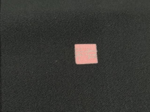 平和屋着物■豪華黒留袖 友禅 作家物 風景花文 正絹 逸品 DABL3017qa