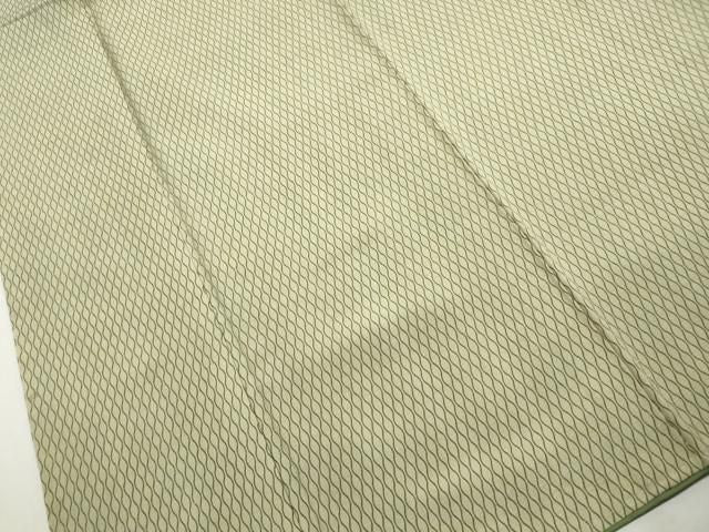 平和屋着物■上質な小紋 紬地 立涌文 正絹 逸品 DABL3019qa