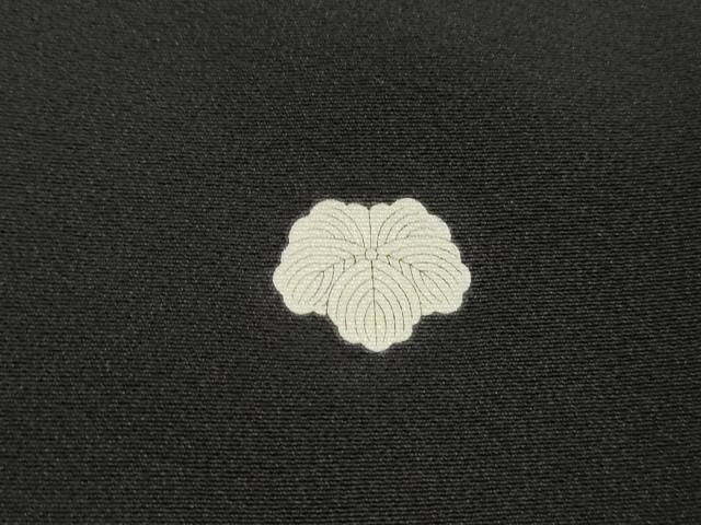 平和屋着物■豪華黒留袖 作家物 駒刺繍 流水群鶴文 正絹 逸品 DABL3030qa