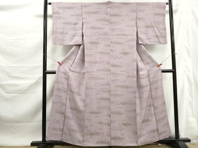 平和屋着物■上質な小紋 吹寄せ文 金彩 正絹 逸品 DABL3035qa