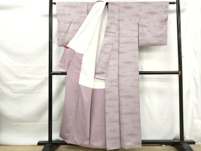 平和屋着物■上質な小紋 吹寄せ文 金彩 正絹 逸品 DABL3035qa