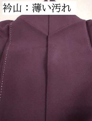 平和屋着物■上質な色無地 滅紫色 正絹 逸品 DABL3043qa