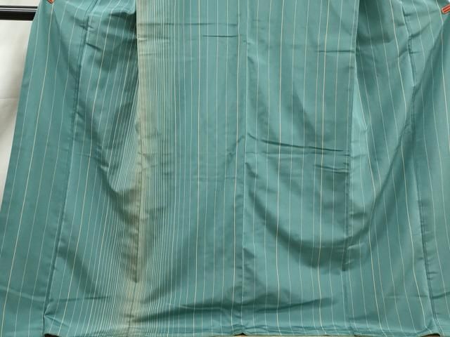 平和屋着物■訪問着 紬地 間道 暈し染め ロング丈 正絹 逸品 DABL3045qa