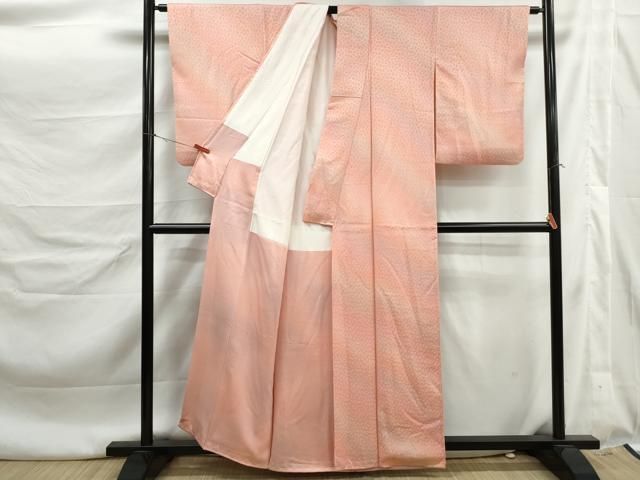 平和屋着物■上質な小紋 霞文 暈し染め 正絹 逸品 DABL3154qa