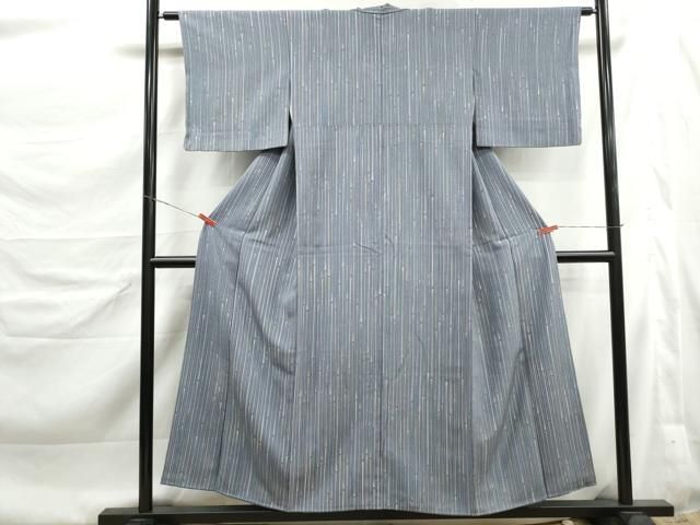 平和屋着物■上質な小紋 間道 正絹 逸品 DABL3182qa