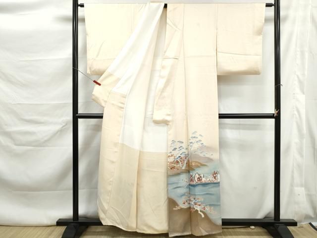 平和屋着物■豪華色留袖 人物風景文 暈し染め 金彩 正絹 逸品 DABL3188qa