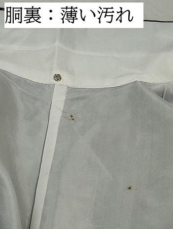平和屋着物■上質な紬 草花文 正絹 逸品 未使用 DABL3202qa
