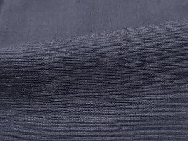 平和屋着物■上質な紬 霞文 青褐色 正絹 逸品 DABL3208qa