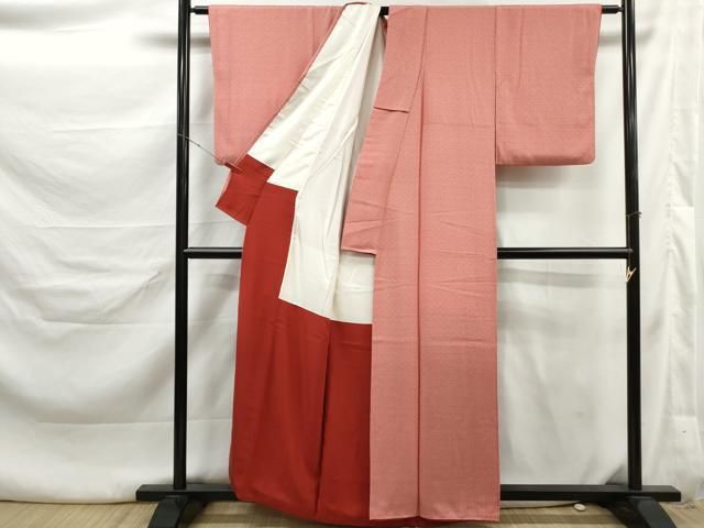 平和屋着物■江戸小紋 扇尽くし 正絹 逸品 DABL3257qa
