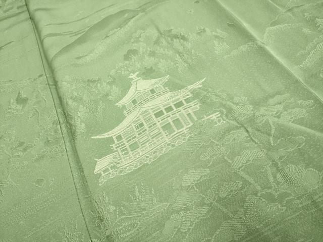 平和屋着物●訪問着 京洛絵図 正絹 逸品 DABL3531du
