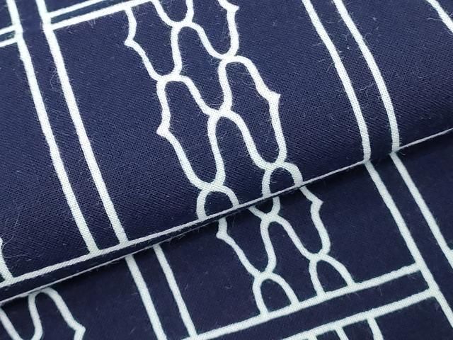平和屋着物∴夏物 男性 浴衣 注染 抽象文 日本製 綿 逸品 DABL4009cd