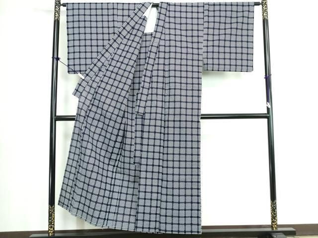 平和屋着物∴夏物 男性 浴衣 注染 抽象文 綿 逸品 DABL4032cd