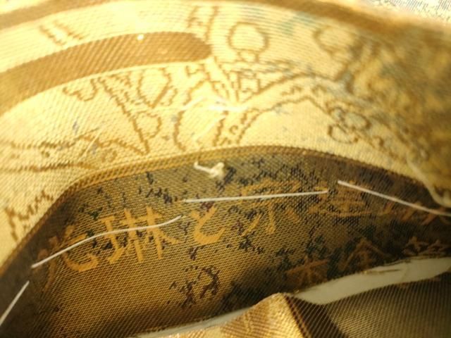平和屋本店▼両面 全景全通柄袋帯 光琳と宗達琳派集乃図 本金箔 正絹 逸品 DABL6292az