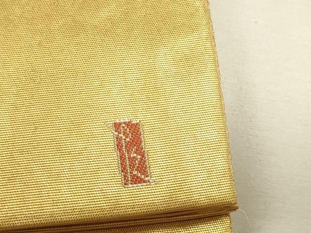 平和屋本店●西陣 長嶋成織物 ながしま帯 加賀友禅の巨匠 初代 由水十久 太鼓柄袋帯 載れて 本金箔 瀞金錦 正絹 逸品 DABL7626sf