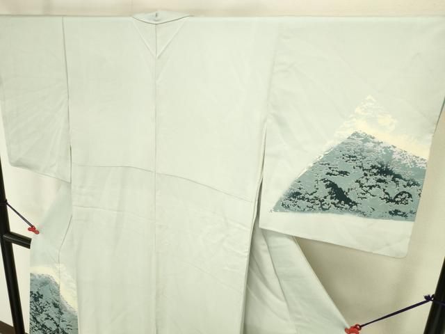 平和屋着物●訪問着 霞文 暈し染め 正絹 逸品 DABL9005op