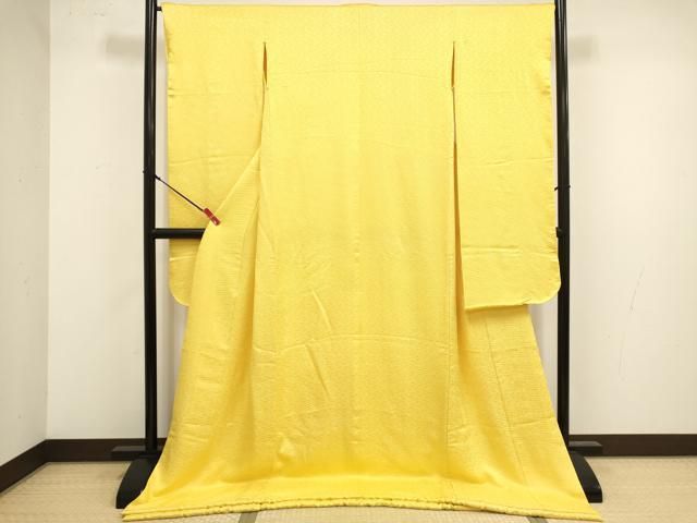 平和屋本店●掛下 打掛 和装 婚礼 花嫁 結婚式 神社挙式 紗綾形地紋 黄支子色 逸品 DABM1739cd