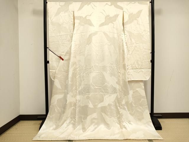 平和屋本店●掛下 打掛 和装 婚礼 花嫁 結婚式 神社挙式 飛鶴文 逸品 DABM1754cd