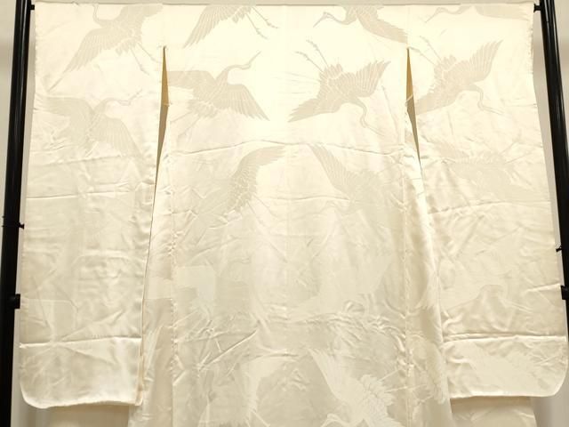 平和屋本店●掛下 打掛 和装 婚礼 花嫁 結婚式 神社挙式 飛鶴文 逸品 DABM1754cd