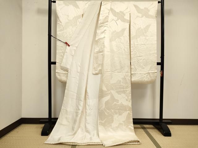 平和屋本店●掛下 打掛 和装 婚礼 花嫁 結婚式 神社挙式 飛鶴文 逸品 DABM1754cd