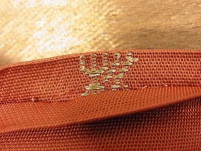 平和屋着物■六通 本袋帯 亀甲文 金銀糸 逸品 du1680
